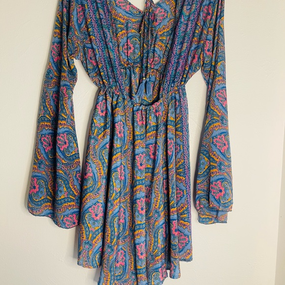 Cute Hippy Dress from The Apothecary  Boutique, Size Medium, Multicolored, New - Picture 6 of 12